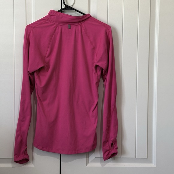 Nike Dri-Fit Element 1/2 Zip Pullover Top Womens Size Small Pink Solid Running - Picture 3 of 12